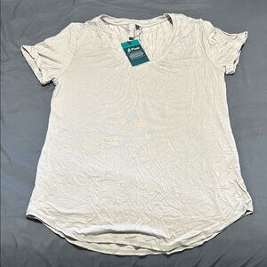 P'tula Cream Short Sleeve Tee